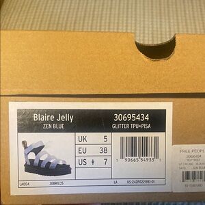 Dr Martens Blaire Jelly Sandals - Zen Blue